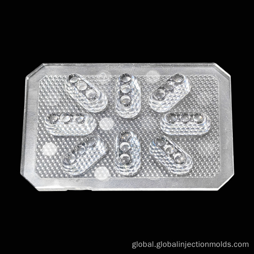 transparent parts mould & moulding group Light optical lens plastic injection mold Factory